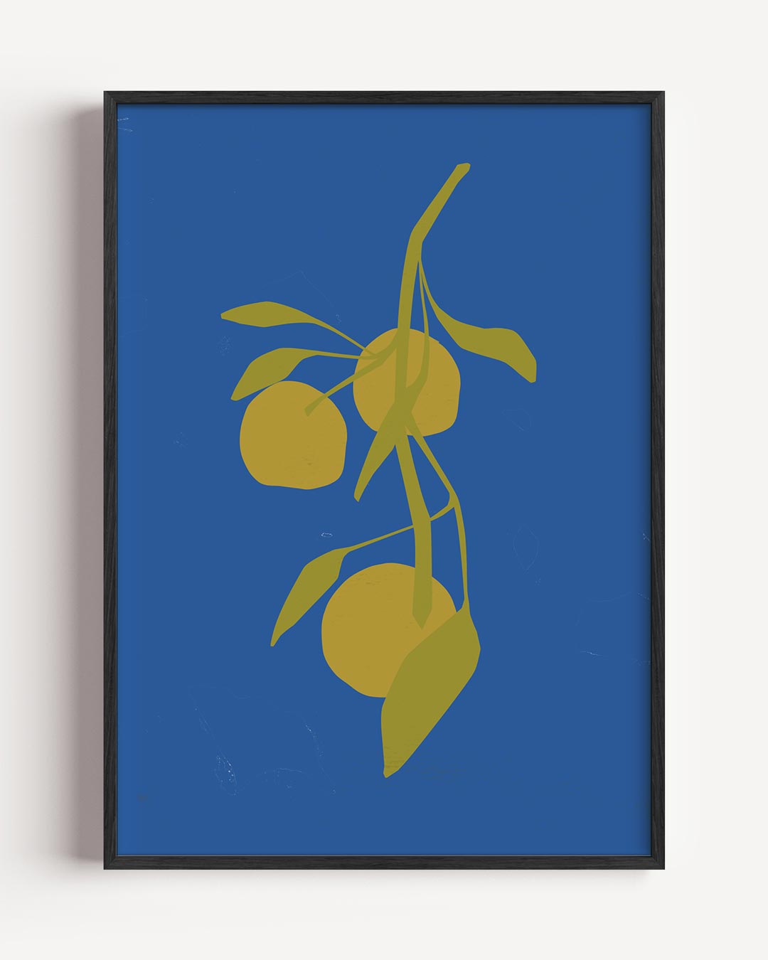 Citroen Print – bloemen portret poster als wanddecoratie