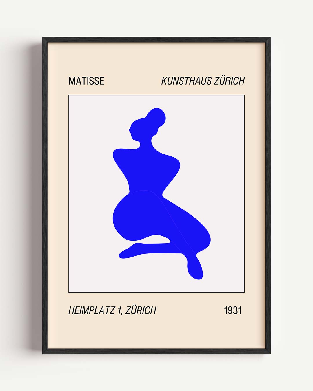 Vintage Matisse Kunstposter – abstracte portret poster als wanddecoratie