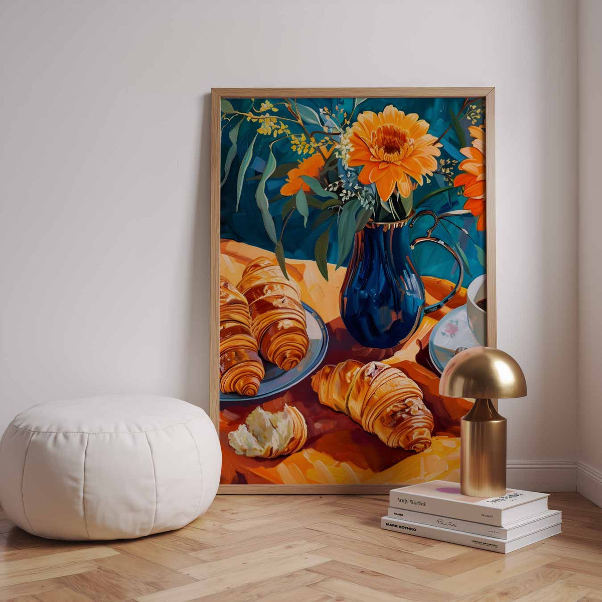 Ontbijt Met Bloemen – urban poster in staand formaat