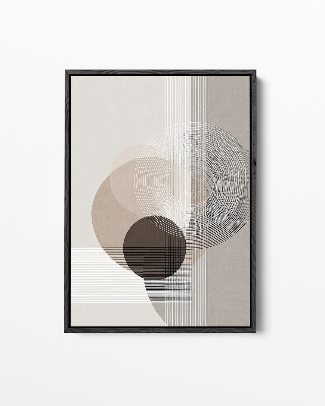 Geometrische cirkelpatronen – staand wanddecoratie kunstwerk