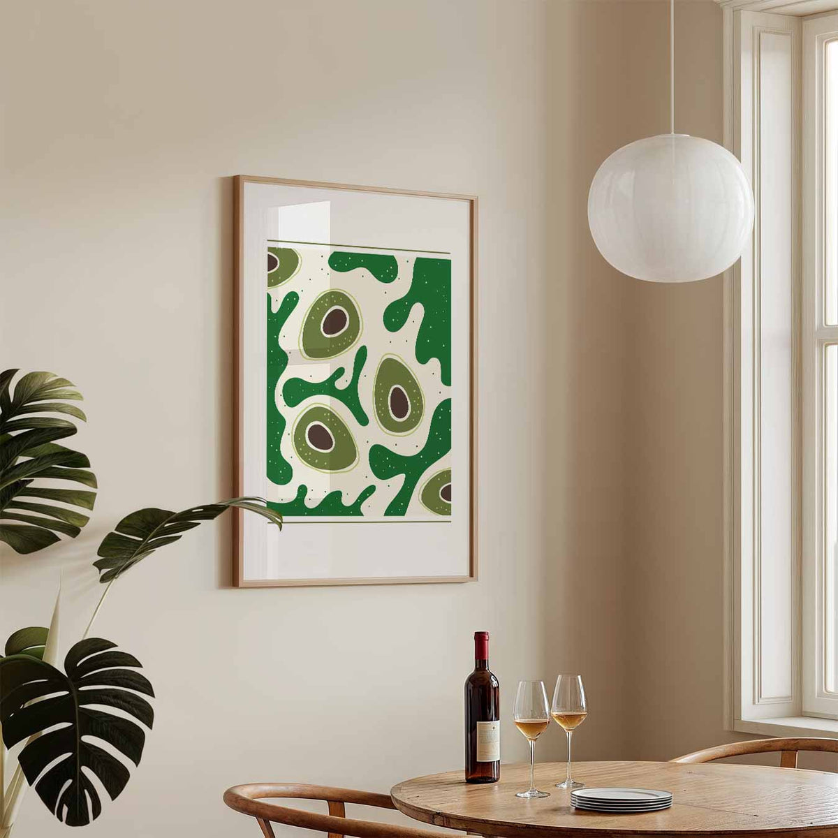 Avocado Droom – keukenposter in staand formaat