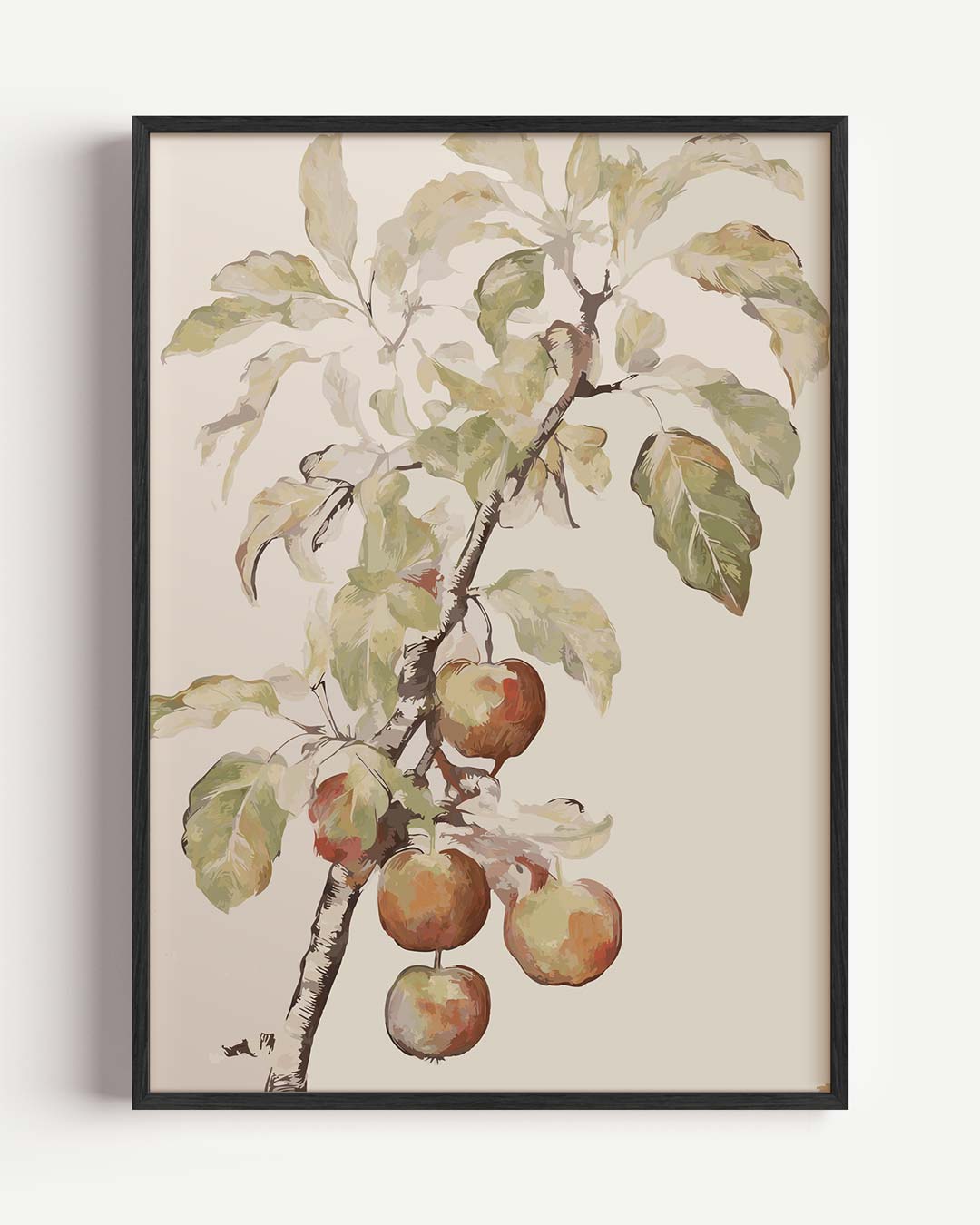 Vintage Appelboom – keuken portret poster als wanddecoratie