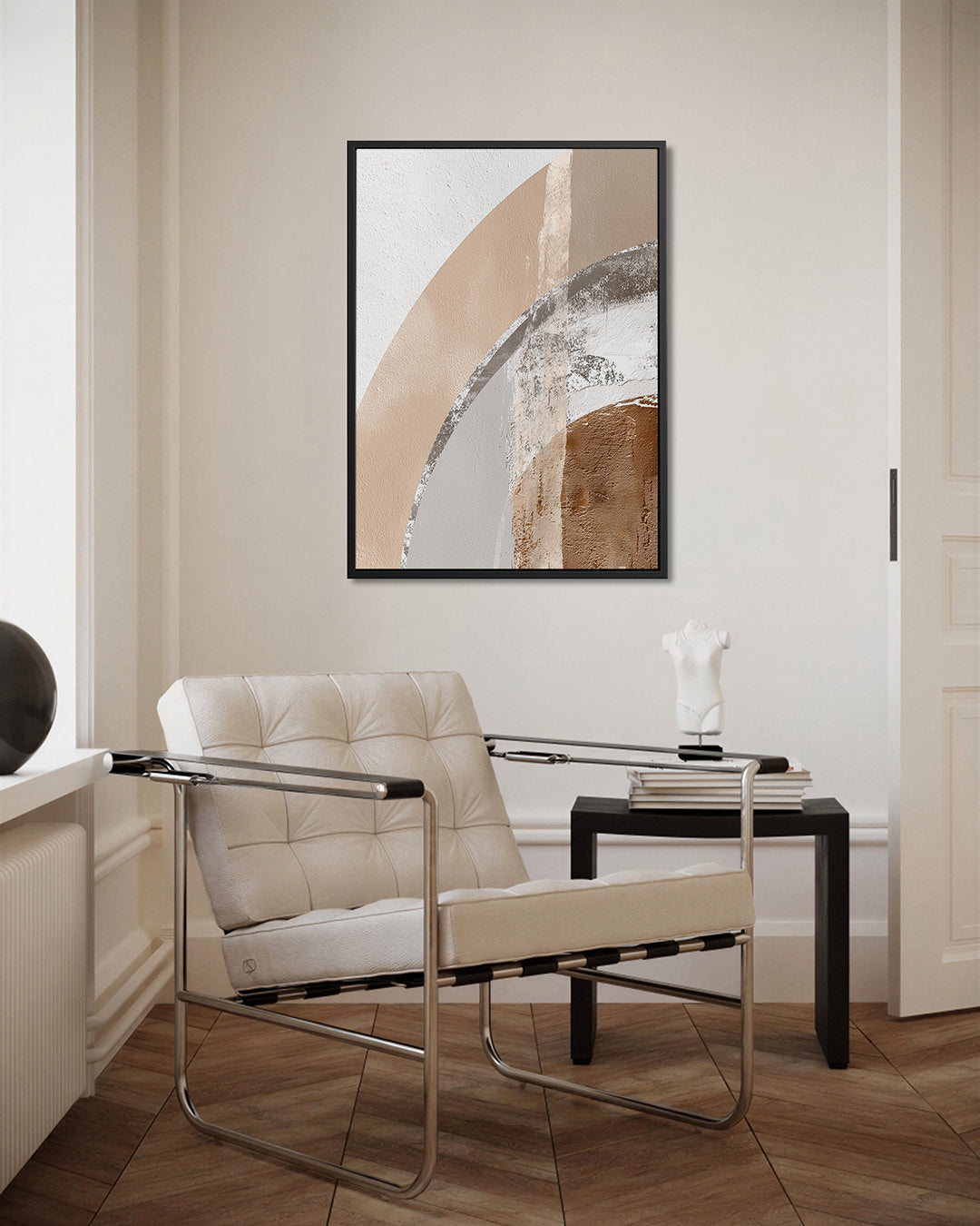 Organische vormen compositie – kunstwerk als stijlvolle wanddecoratie