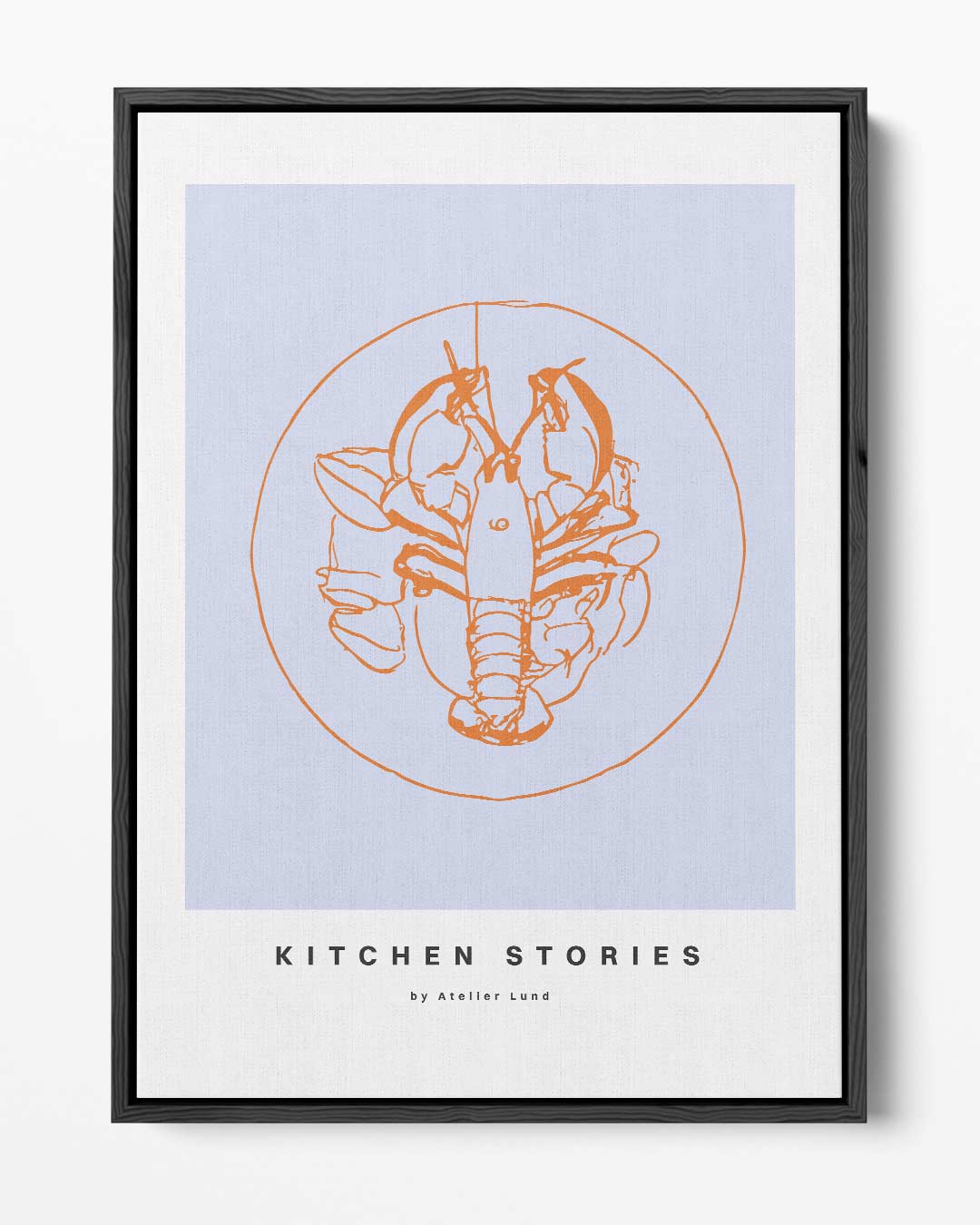 Kitchen Stories - Kunstposter – portret kunstwerk als wanddecoratie