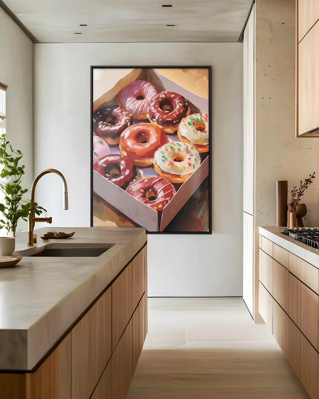 De Donut Droom – staand kunstwerk voor modern interieur