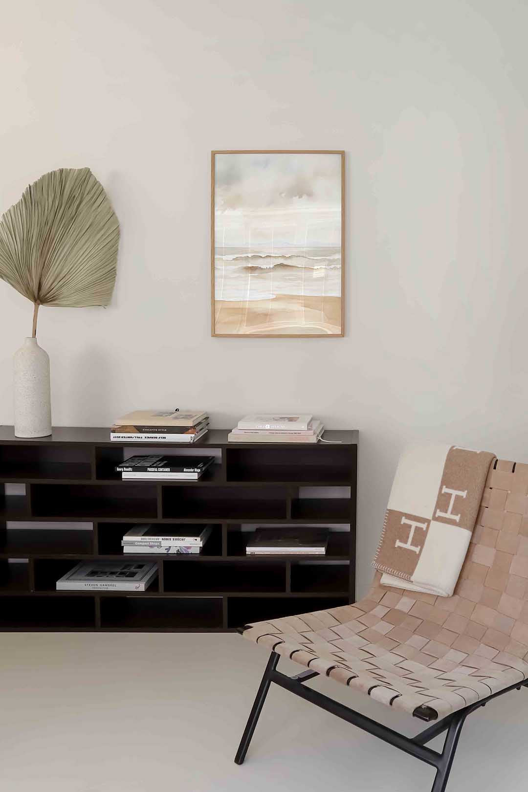 Strand en zee – natuur poster in staand formaat