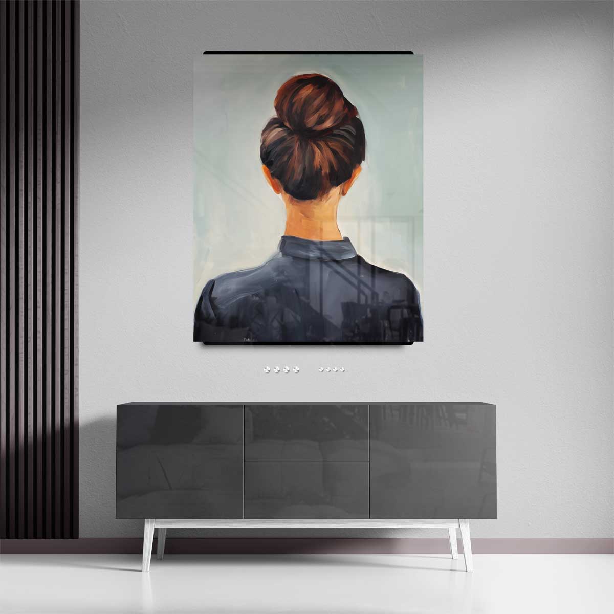 Elegante Achterzijde – canvas kunstwerk als wanddecoratie
