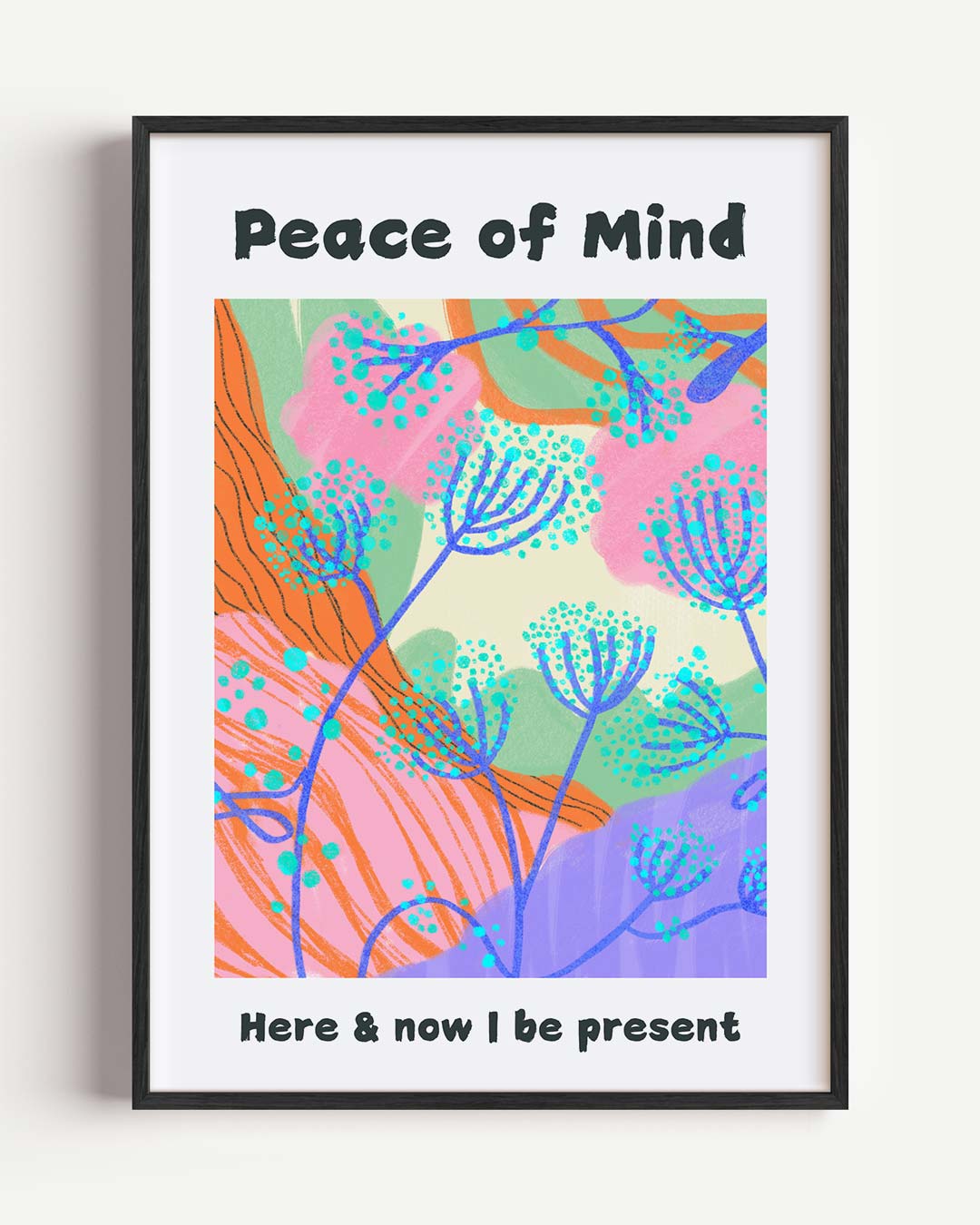 Peace of Mind – Popart en Streetart portret poster als wanddecoratie