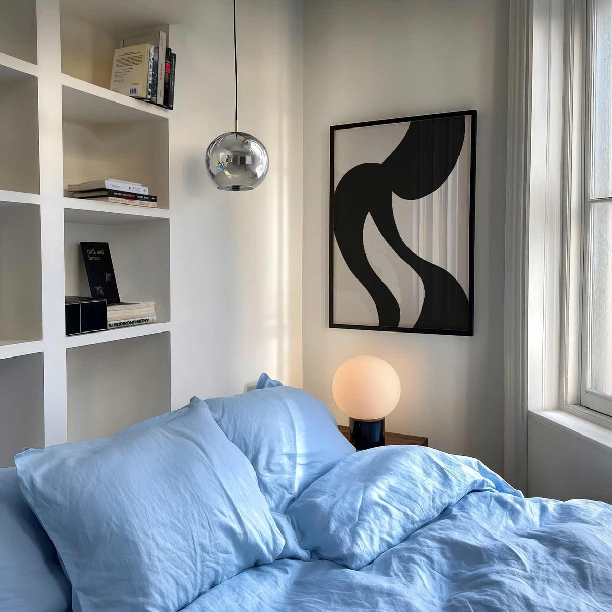 Abstracte Elegantie Wall Art – abstracte poster als moderne staande wanddecoratie