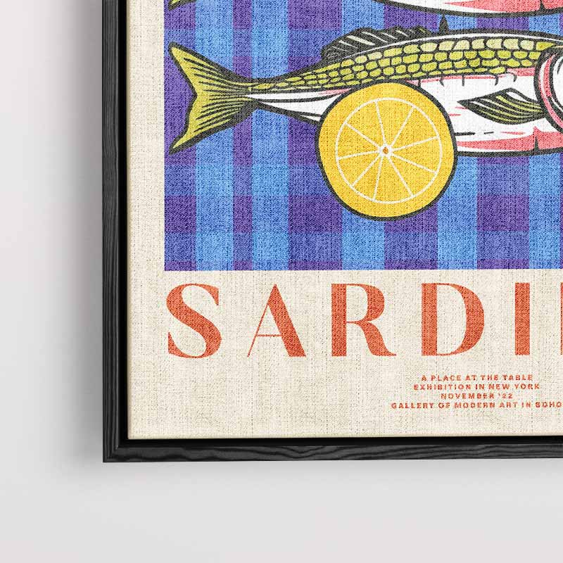 Vrolijke Sardientjes – modern portret kunstwerk van WallArtistic