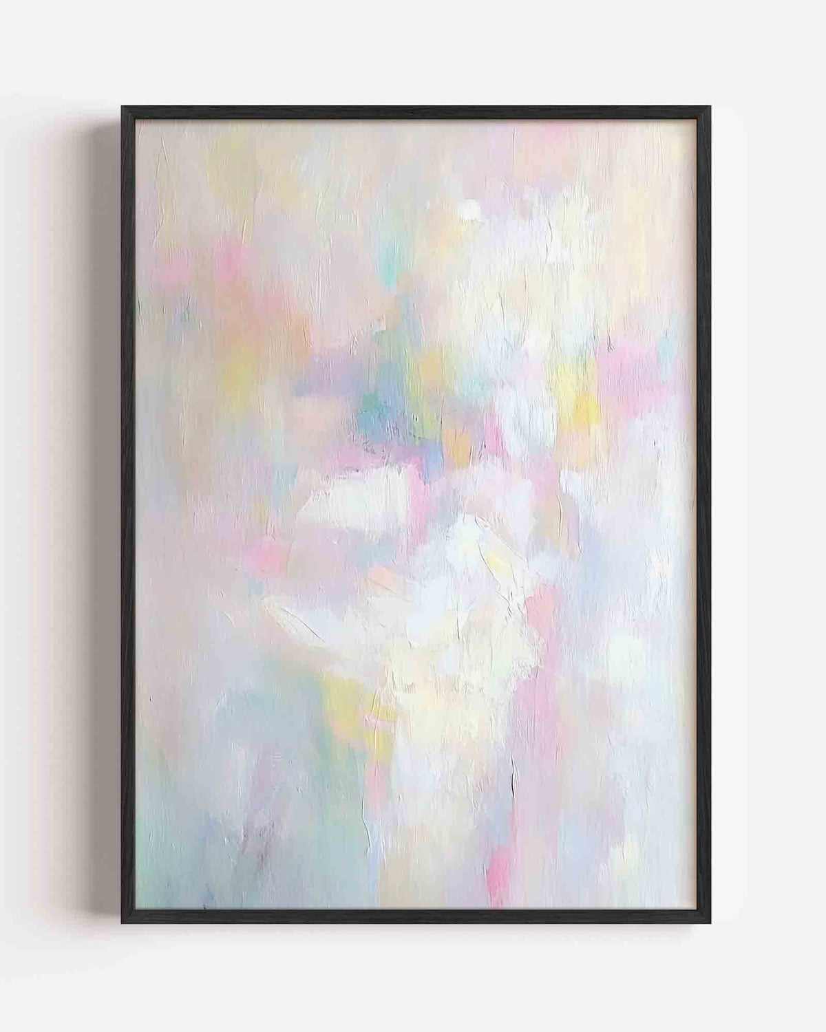 Pastelkleuren abstracte – dromerige illustratie poster als wanddecoratie