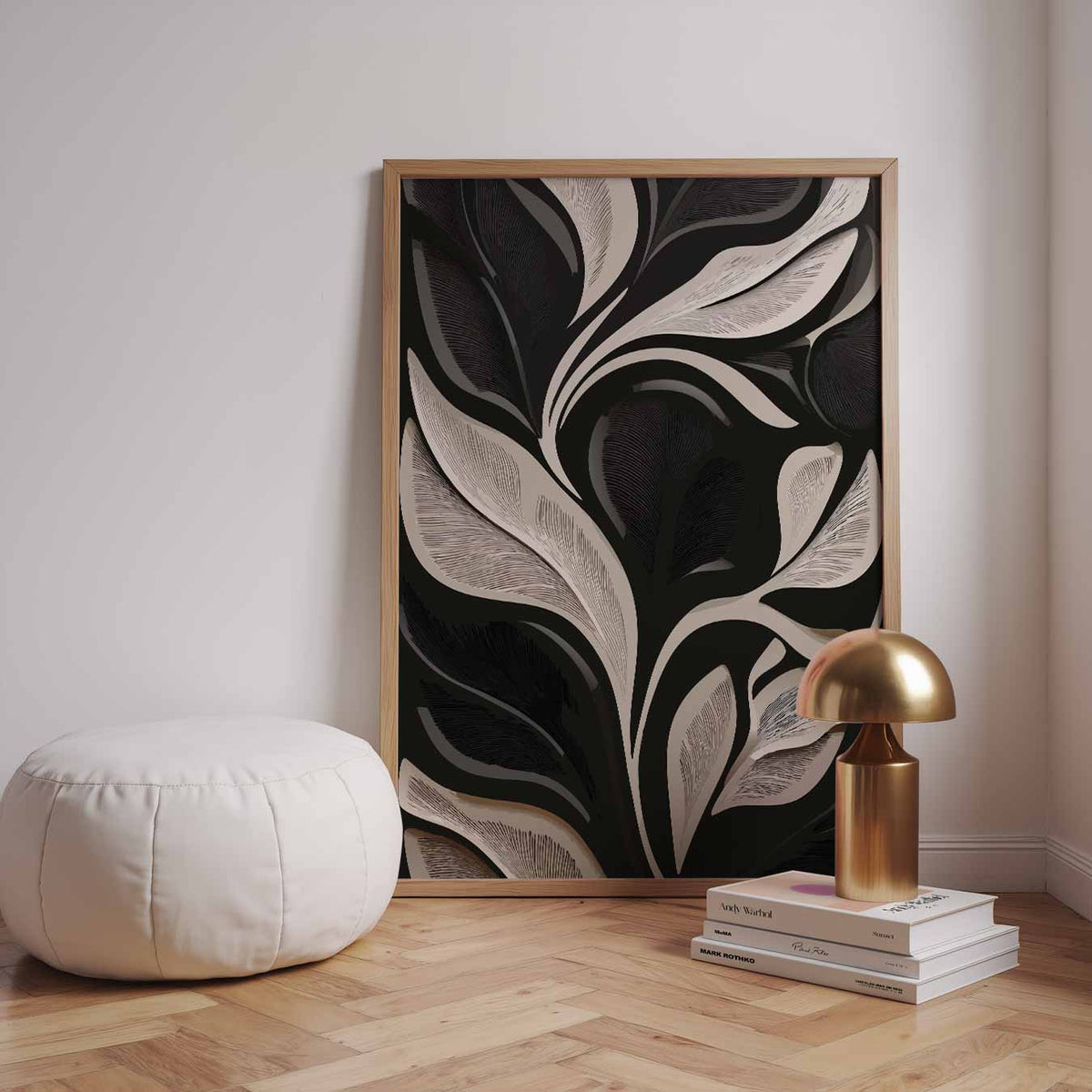 Elegante Botanische Kunstprint – staande kleurrijke abstracte wanddecoratie van WallArtistic