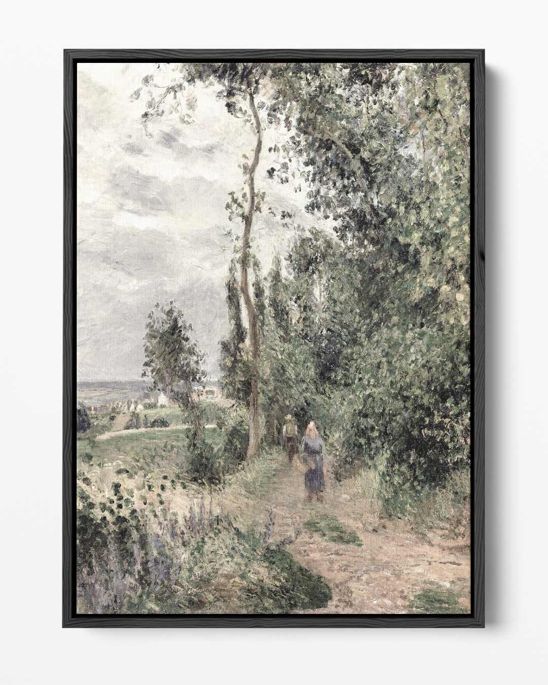 Rustig Pad door een Bosrijk Landschap – portret kunstwerk als wanddecoratie