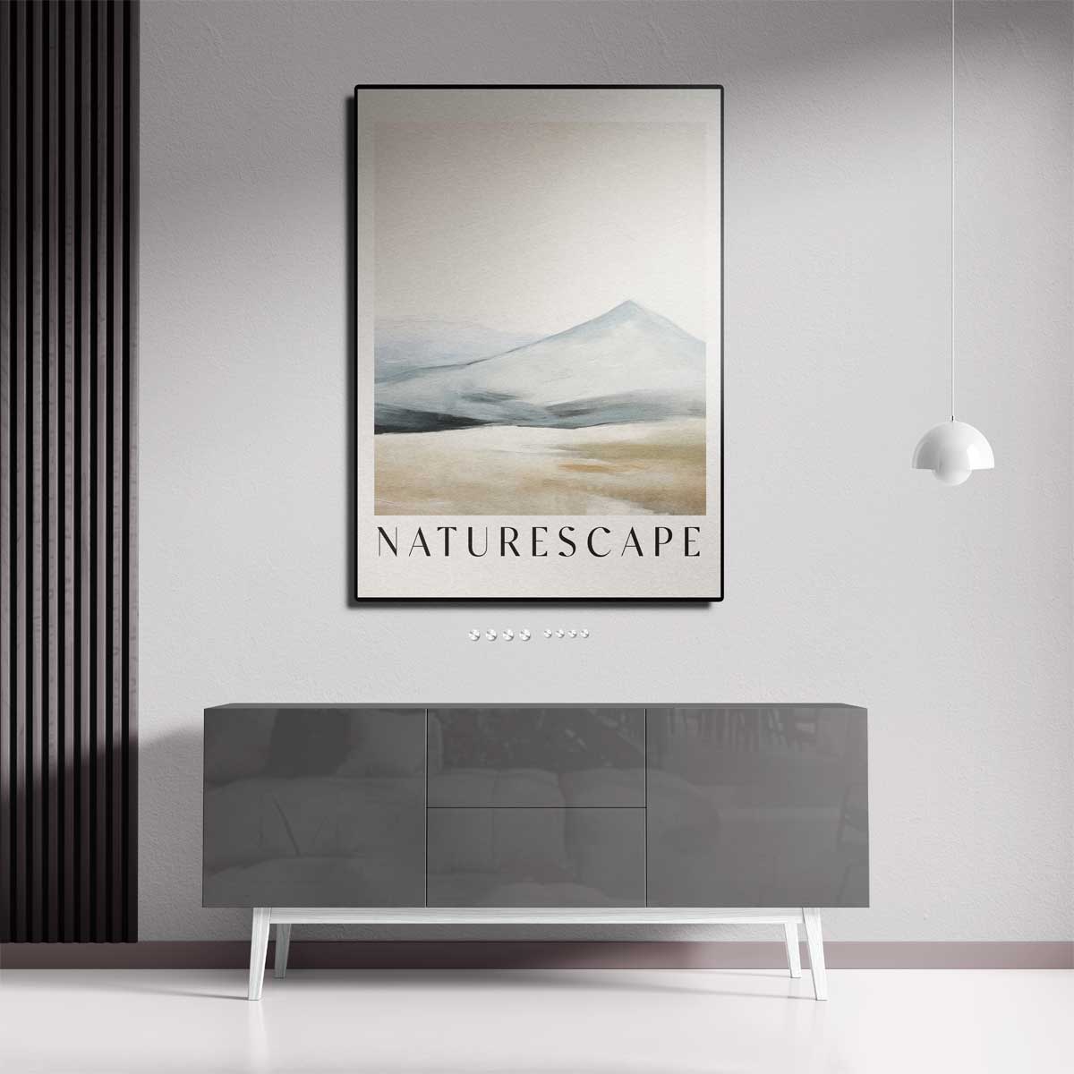 Rustgevende Landelijke Horizon – dibond kunstwerk als wanddecoratie