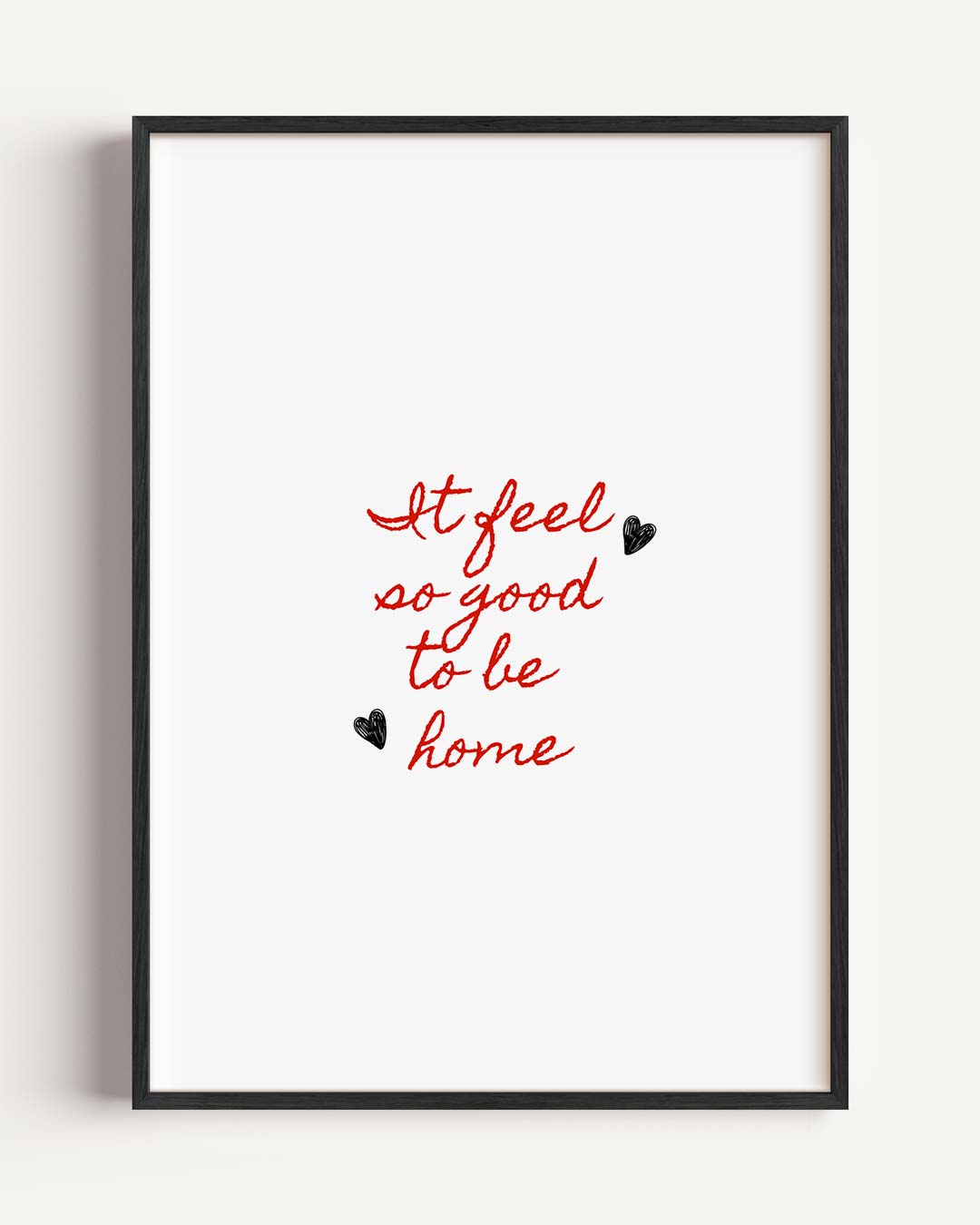 Warm Hart Home – zomer portret poster als wanddecoratie