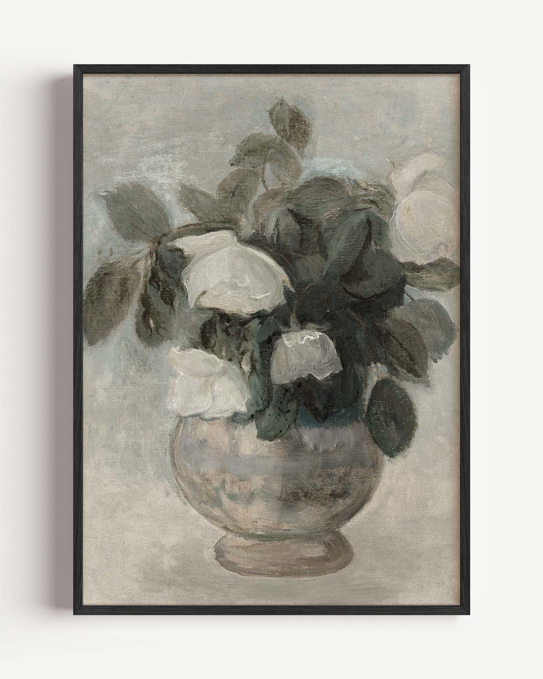 Tijdloze Elegantie Bloemenposter – vintage portret poster als wanddecoratie