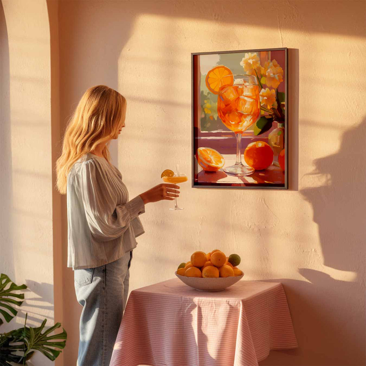 Zomerse Citrus – keuken poster als sfeervolle staande wanddecoratie