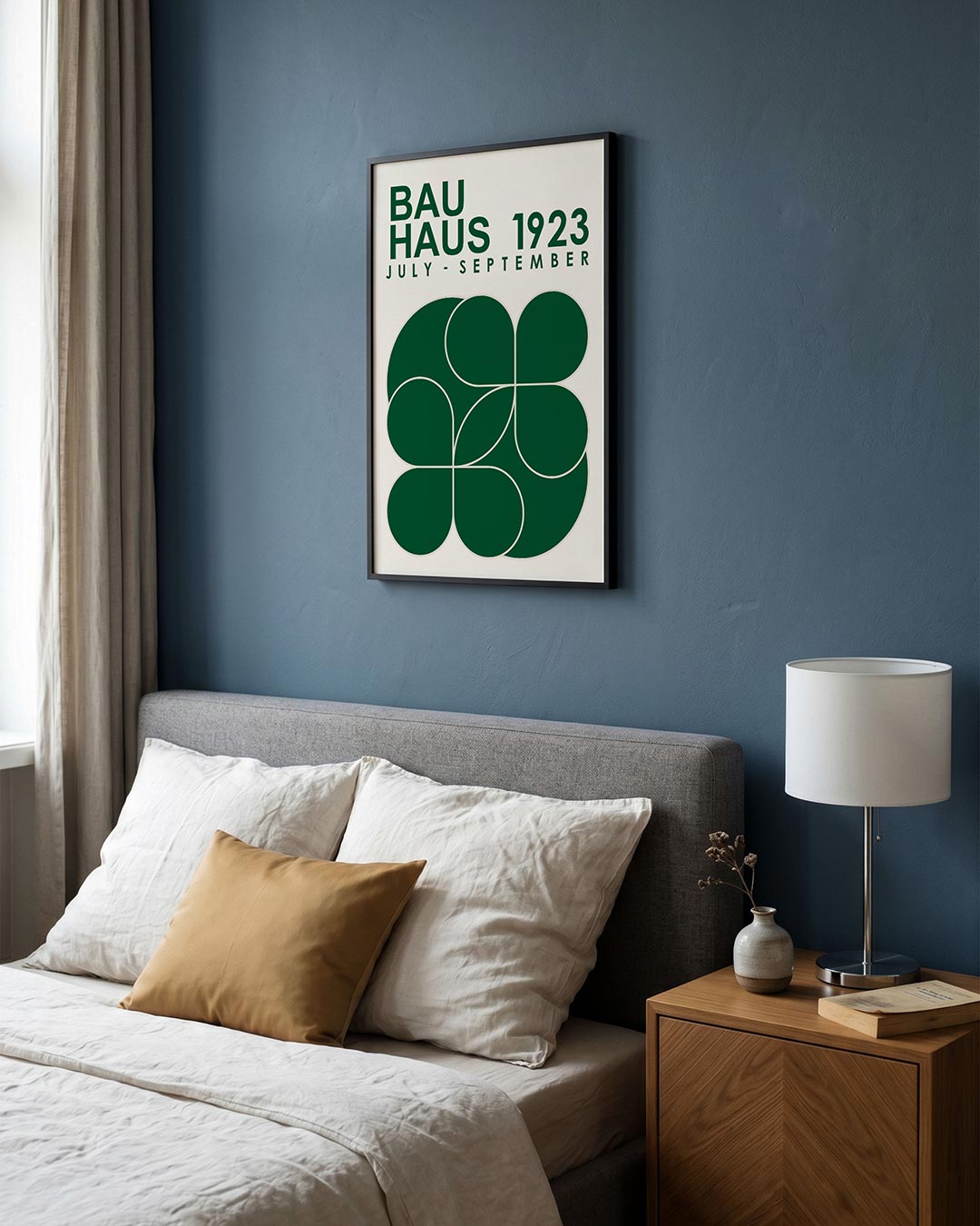  – staande Bauhaus poster voor aan de muur