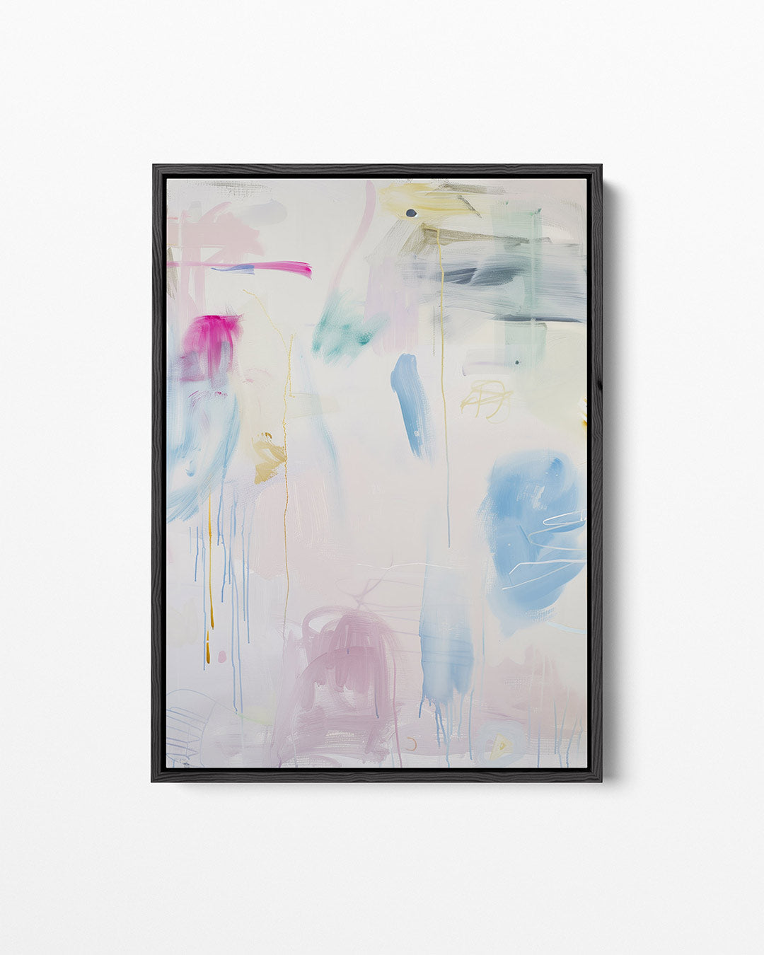 Vloeiende kleurencompositie – staand wanddecoratie kunstwerk