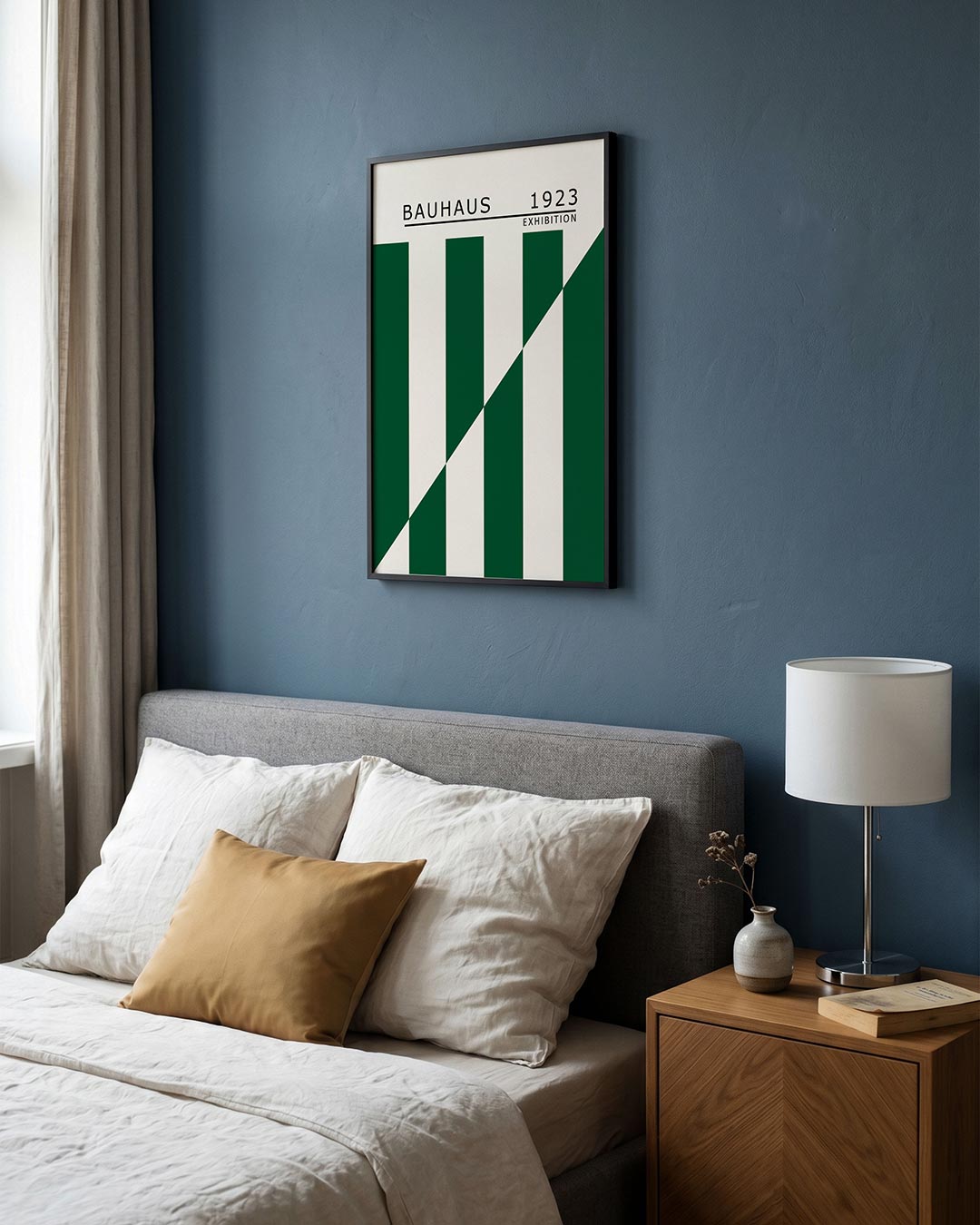  – staande Bauhaus poster voor aan de muur