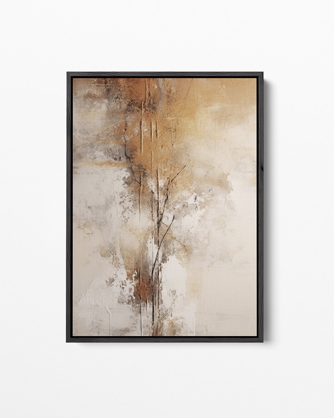 Organische textuur compositie – staand wanddecoratie kunstwerk