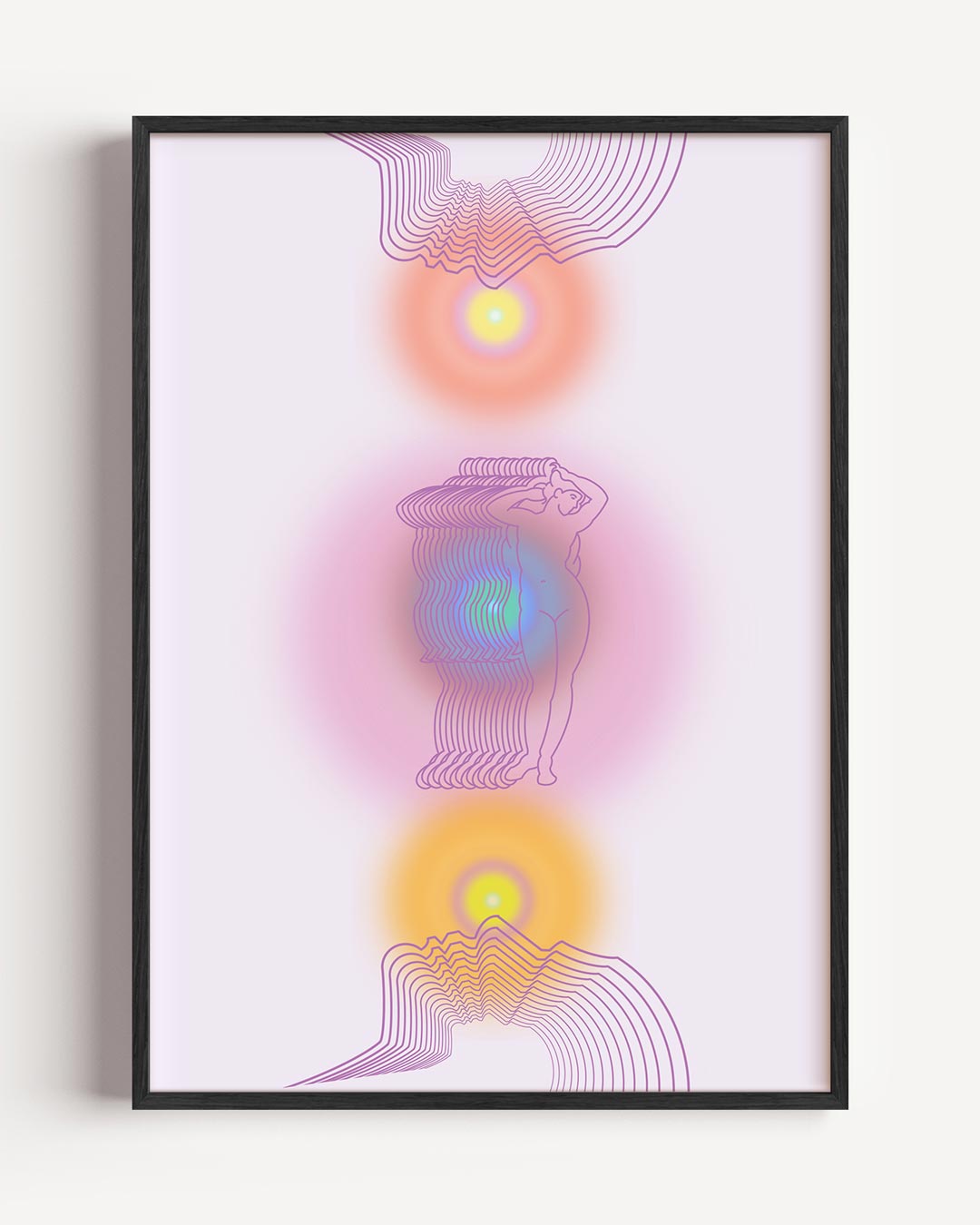 Mystieke Vrouwelijke Energie – mindfulness portret poster als wanddecoratie