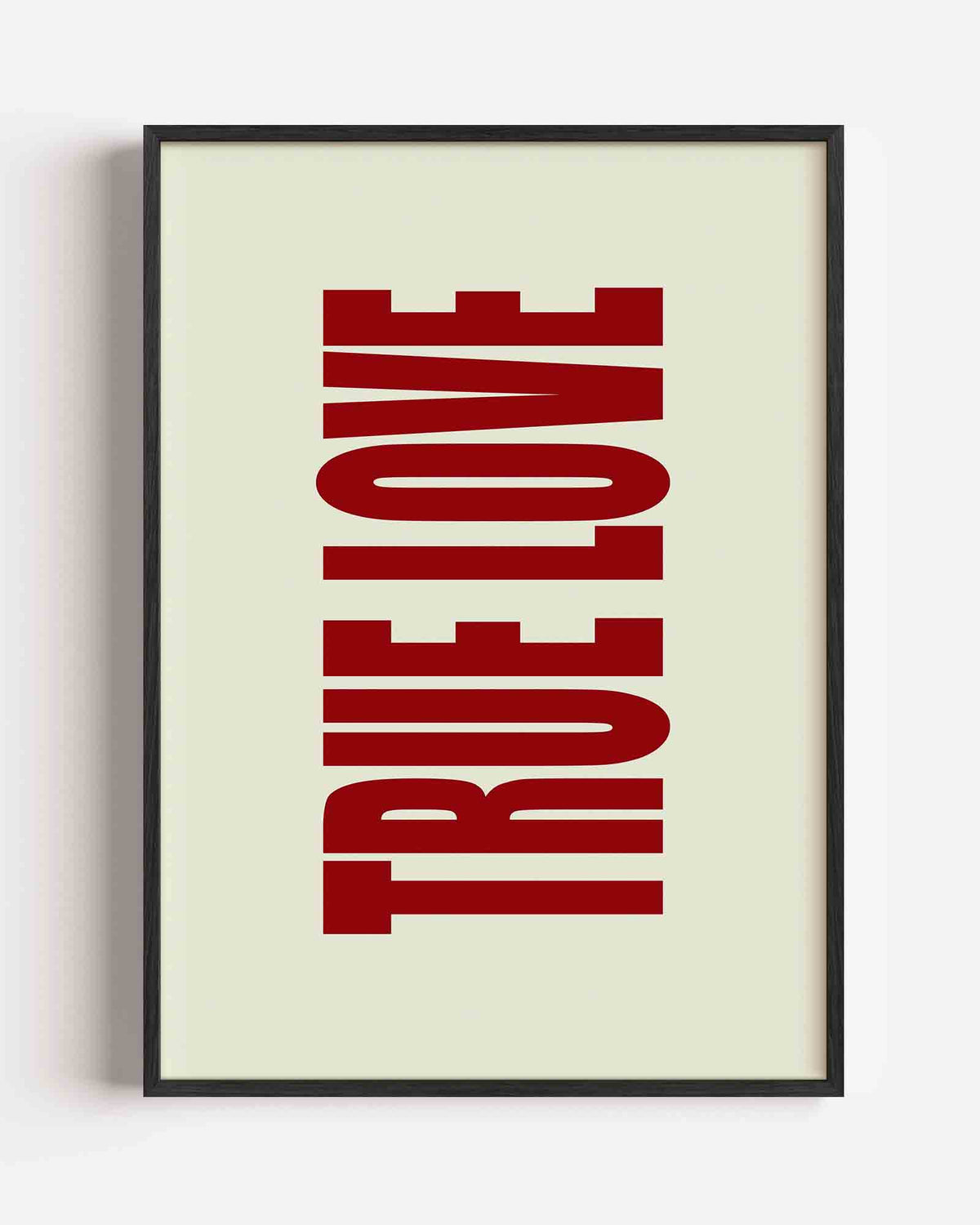 True love – Kunst & Design poster als staande wanddecoratie