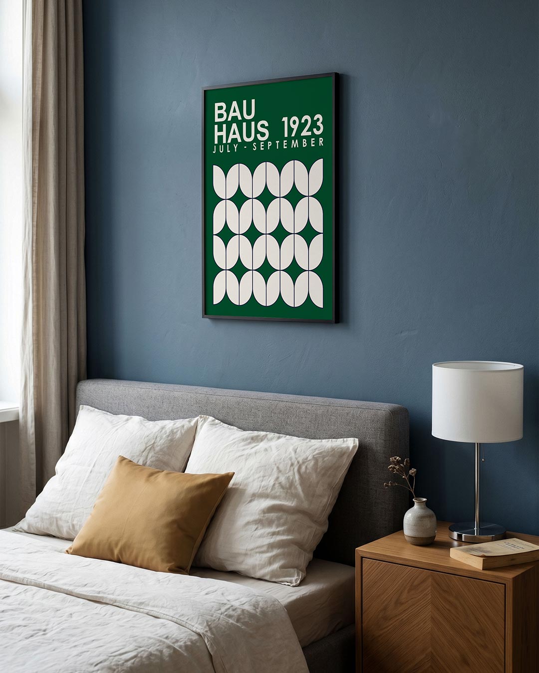  – staande Bauhaus poster voor aan de muur