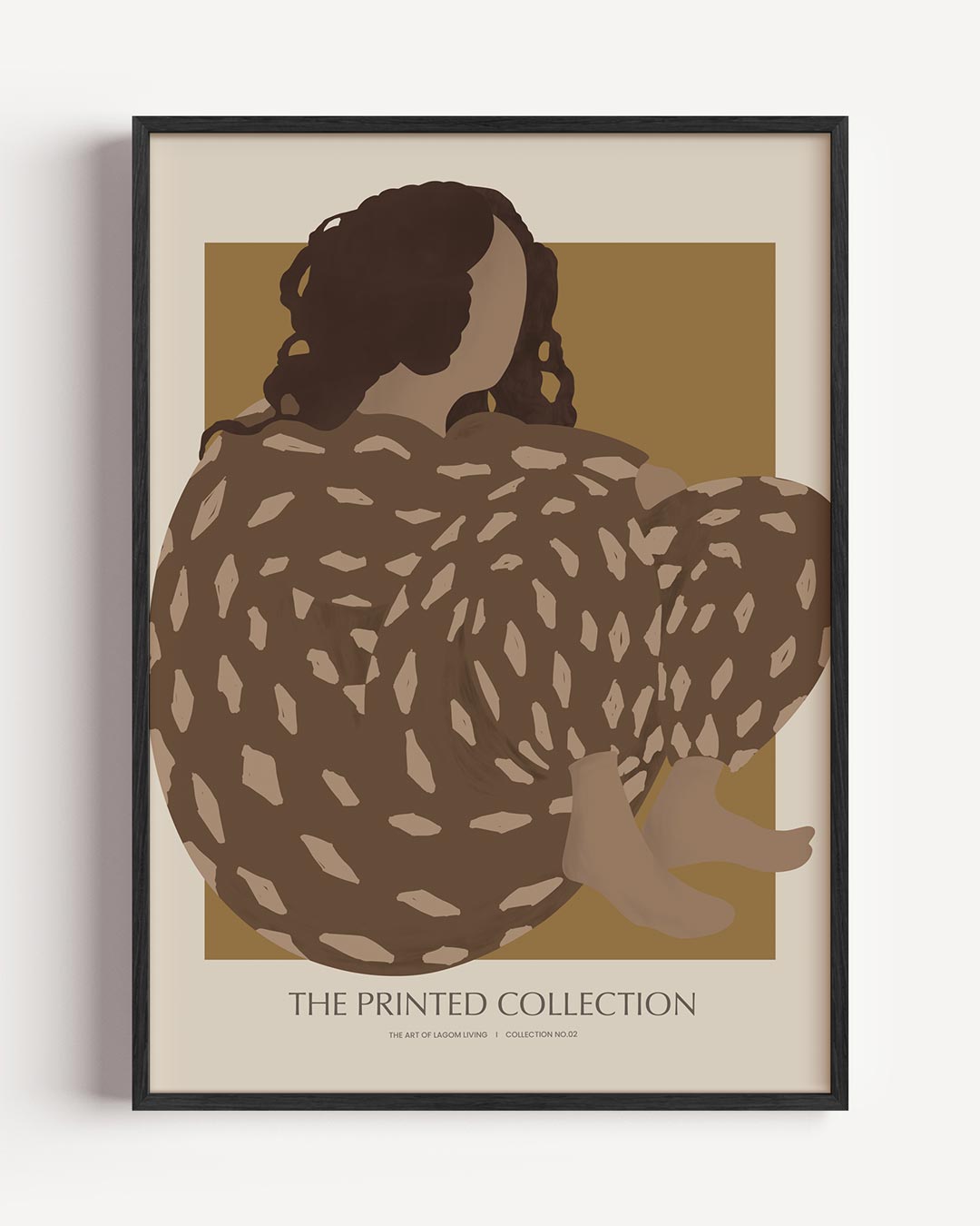 Stijlvolle Rustieke Vrouwelijke Kunstprint – vrouwelijk portret poster als wanddecoratie