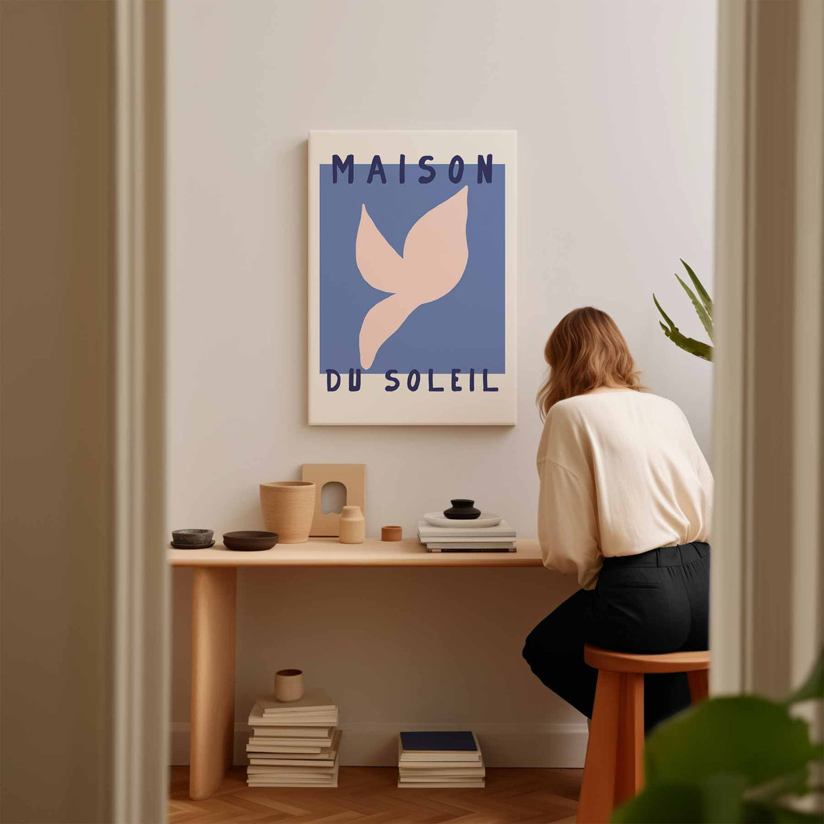 Maison Du Soleil Kunstposter – staand kunstwerk voor modern interieur