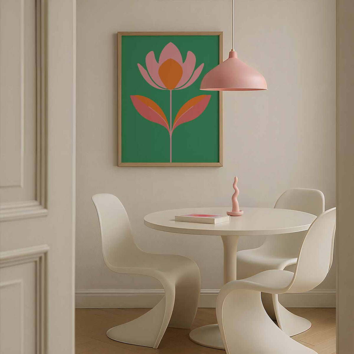 Bloemige Elegantie – bloemen poster in staand formaat