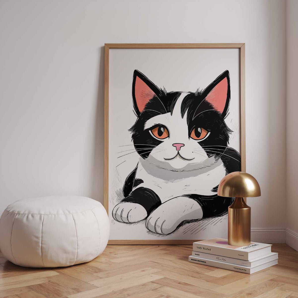 Schattige Kattenposter – dieren poster in staand formaat