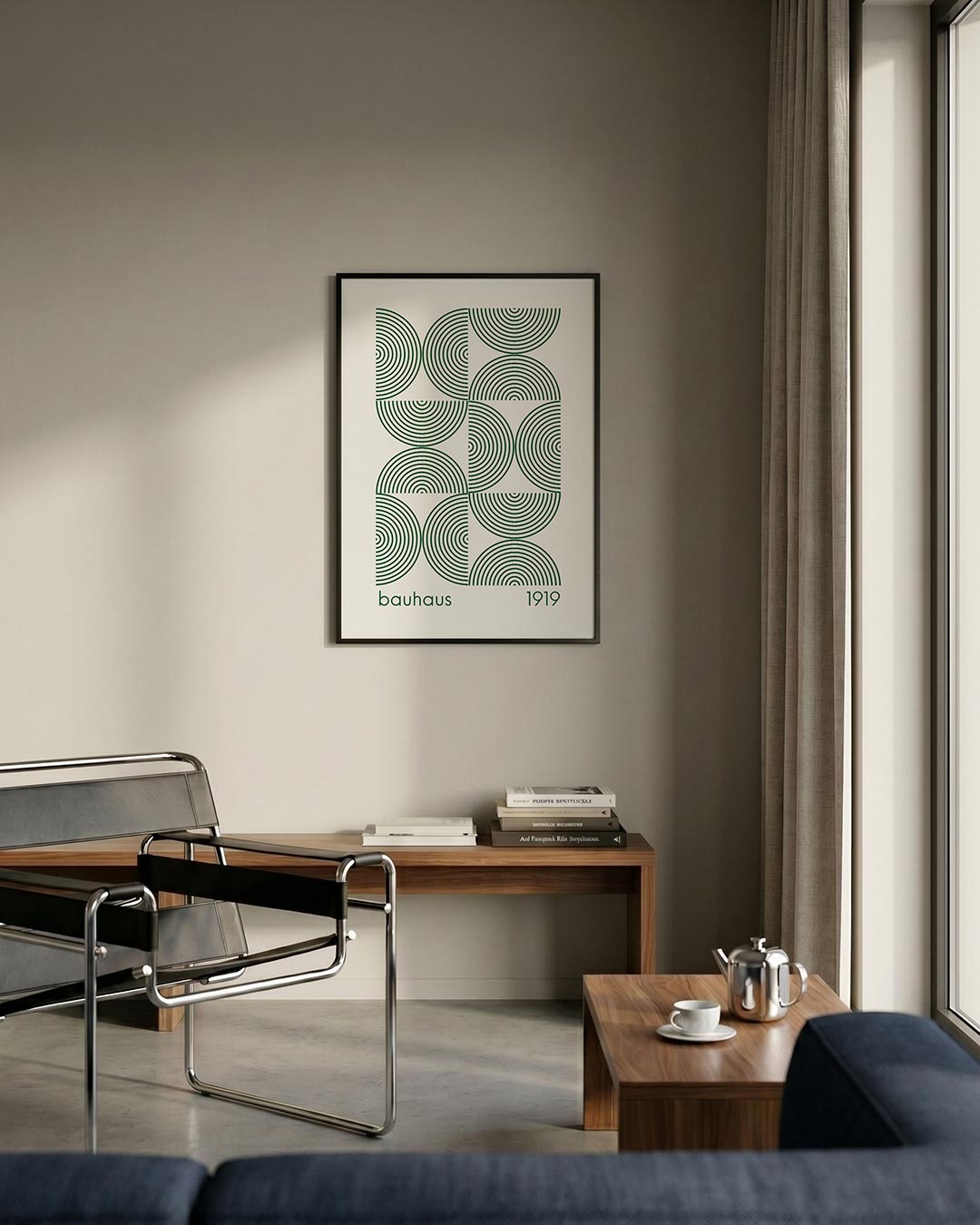  – geometrische poster in Bauhaus-stijl van WallArtistic