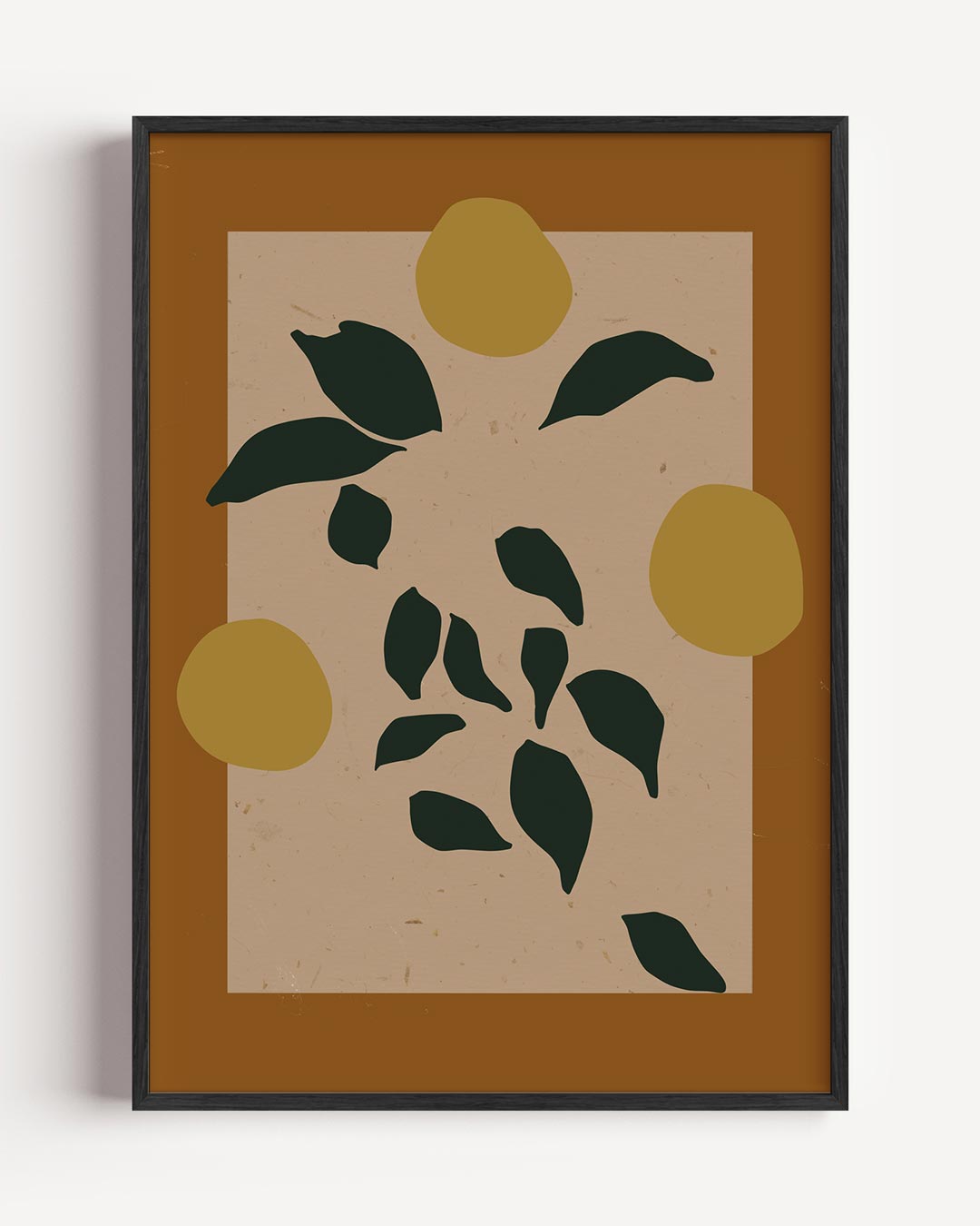Abstracte Natuurvormen – bloemen portret poster als wanddecoratie