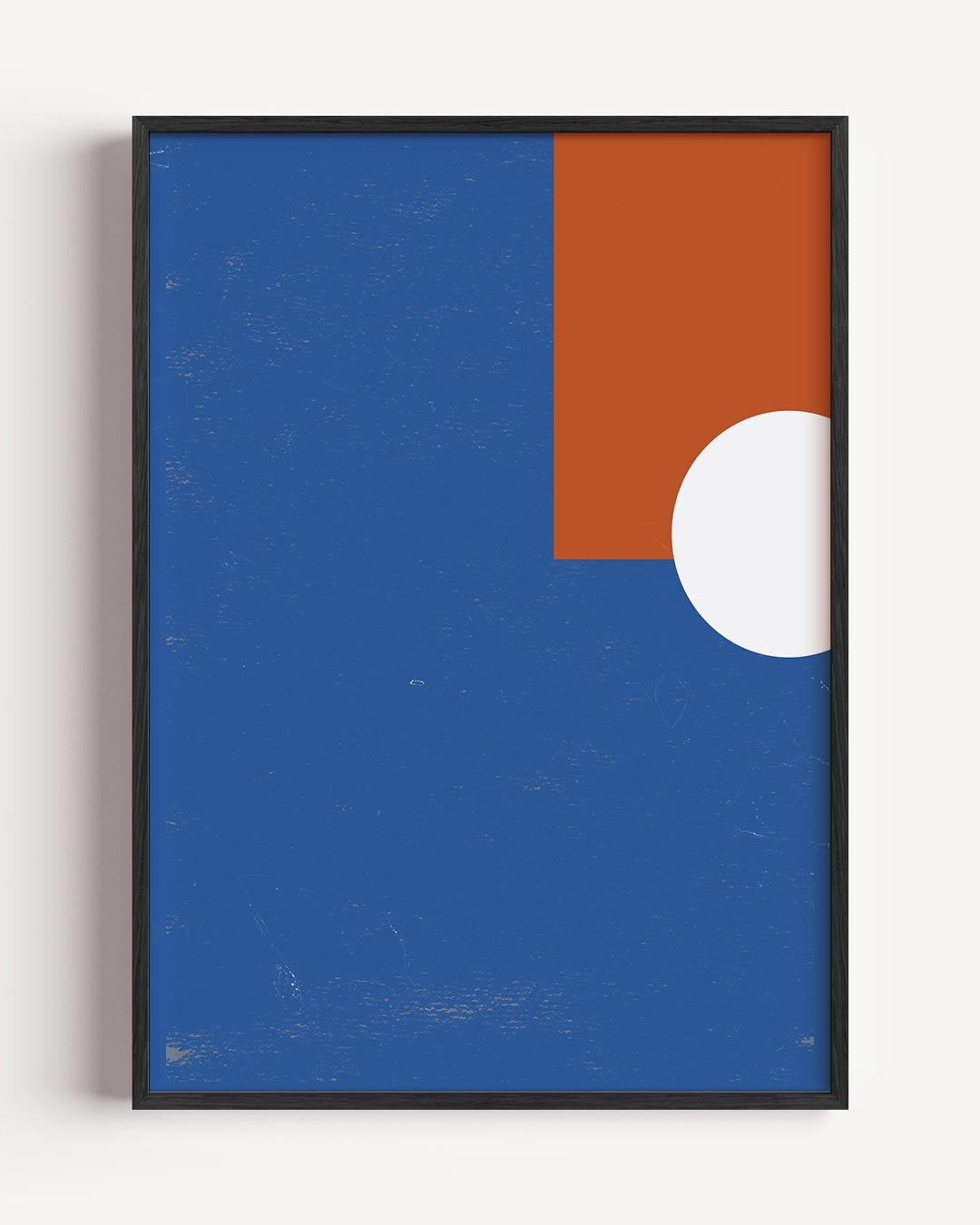 Kleurrijke Geometrische Abstractie – kleurrijke abstracte portret poster als wanddecoratie