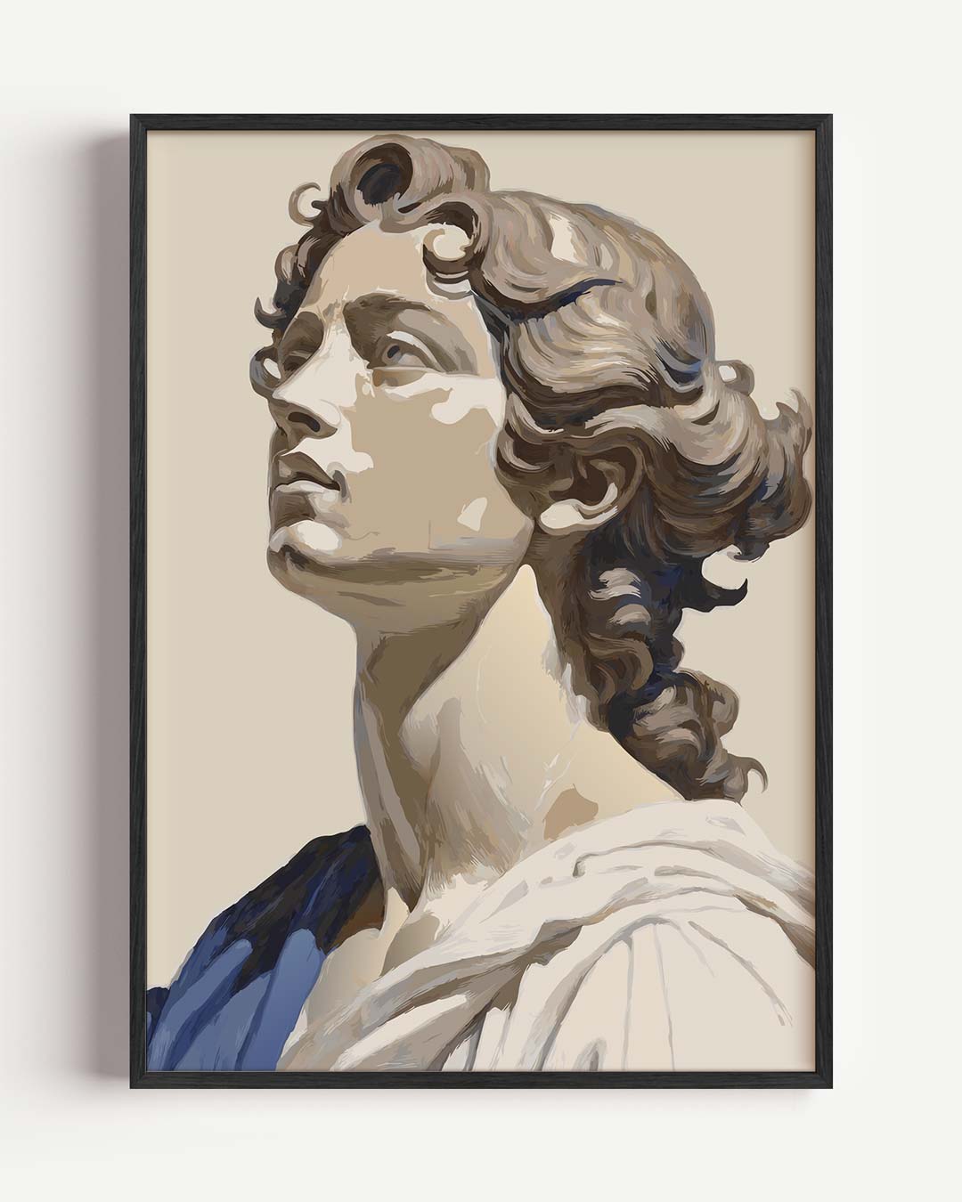 Klassieke Elegantie Portretposter – Popart en Streetart portret poster als wanddecoratie