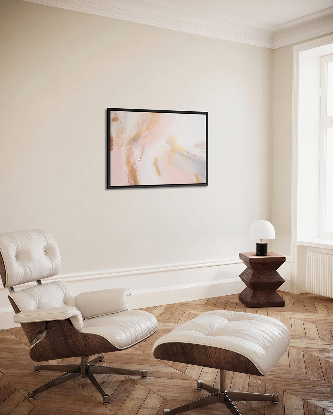 Zachte kleuren vloeiend – alternatieve weergave van het kunstwerk