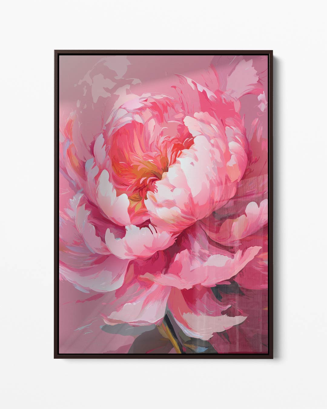 Stralende Bloem Fantasie – portret kunstwerk als wanddecoratie