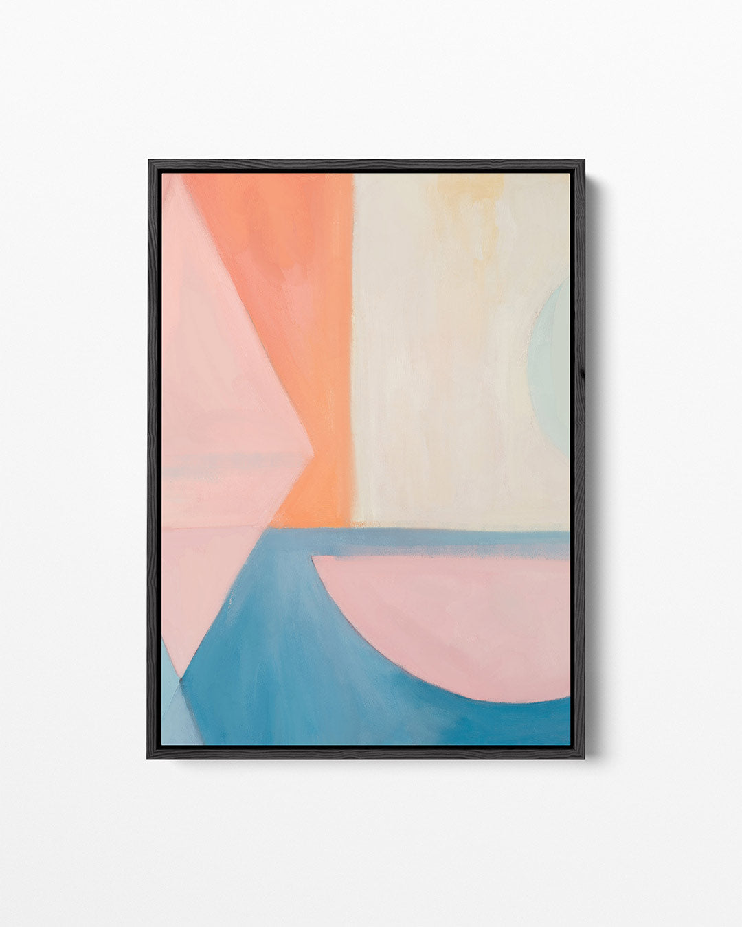Geometrische vormen compositie – staand wanddecoratie kunstwerk