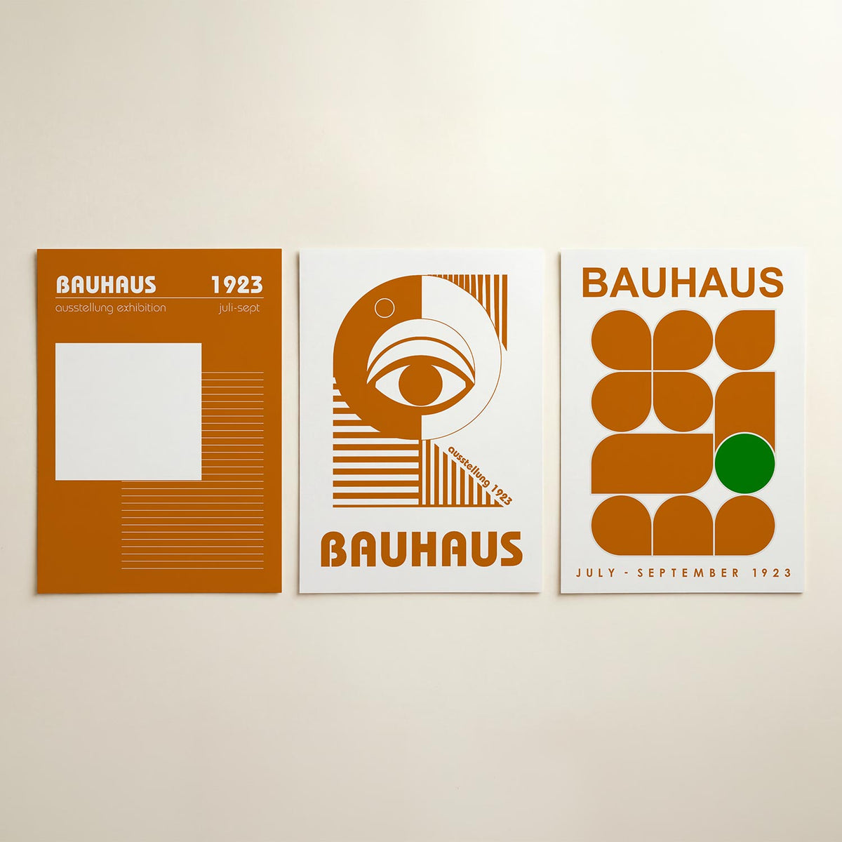 Lijnen en vlaken posterset – detailweergave – deze posterset in drie delen toont een dynamisch spel van witte lijnen en