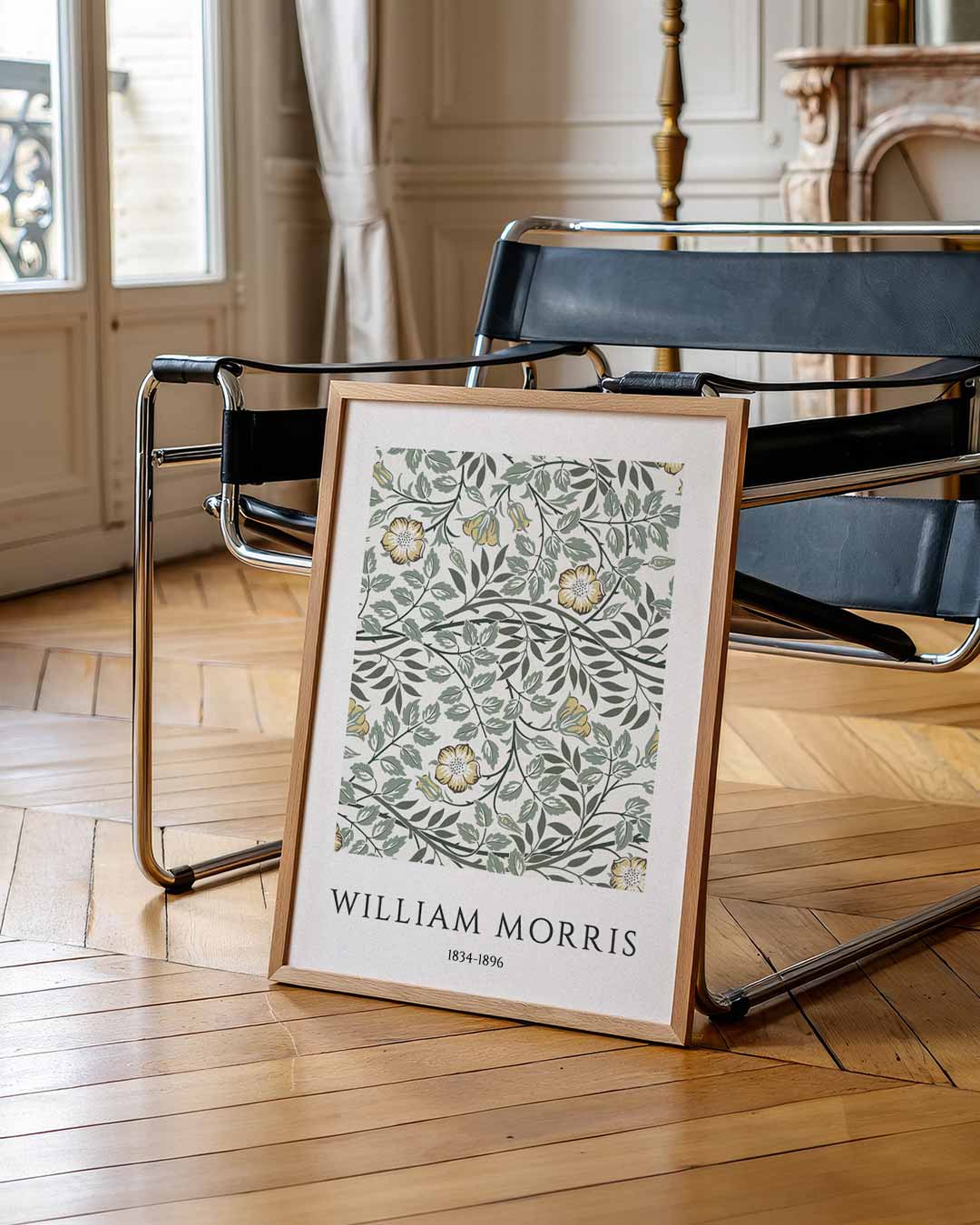 Botanische Bloemenpracht – klassieke wandkunst als portret poster