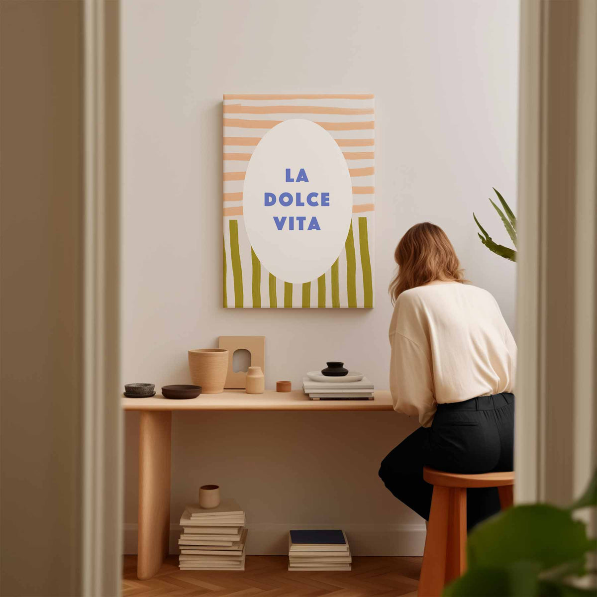 La Dolce Vita – staand kunstwerk voor modern interieur