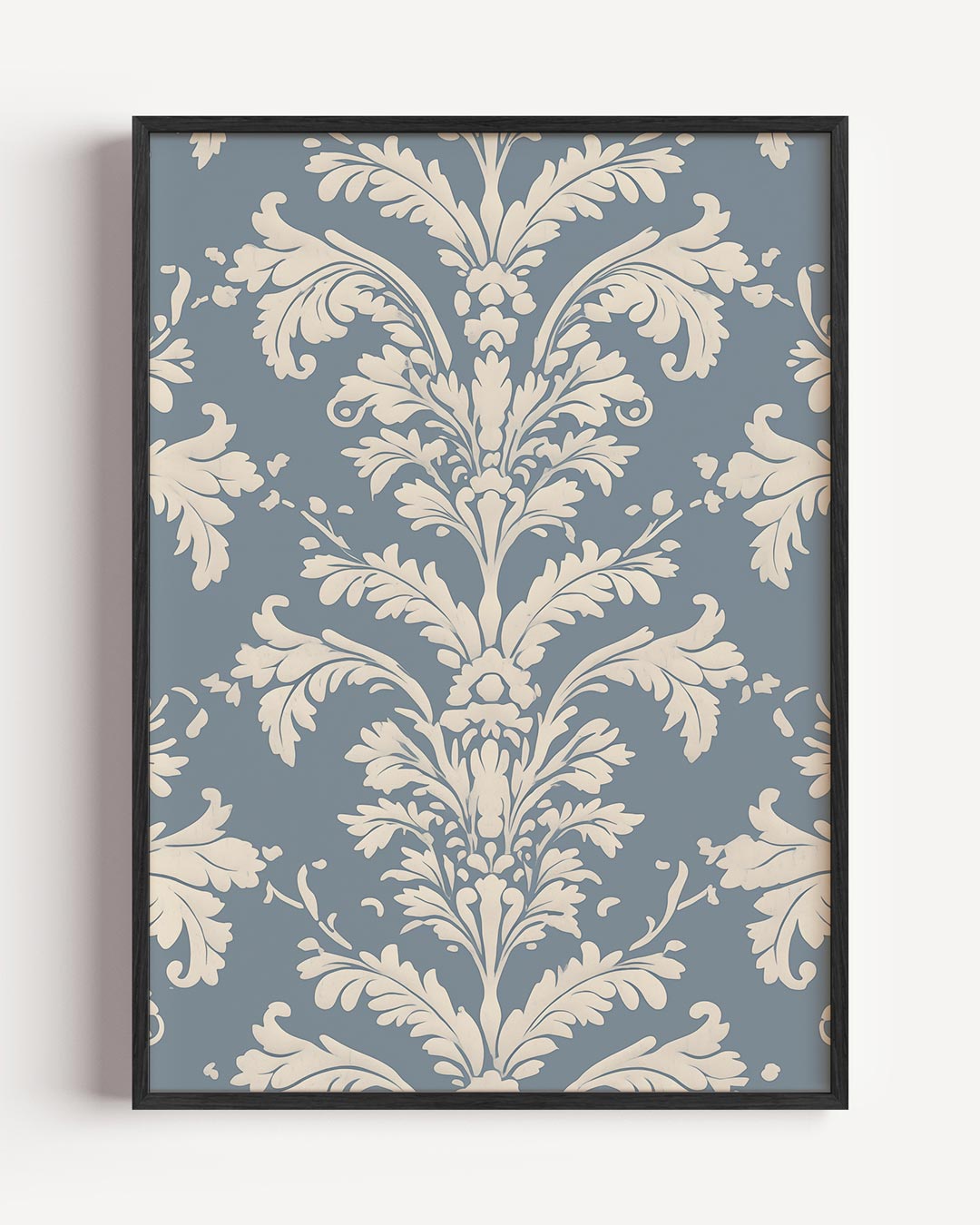 Elegant Damast Patroon – textuur portret poster als wanddecoratie