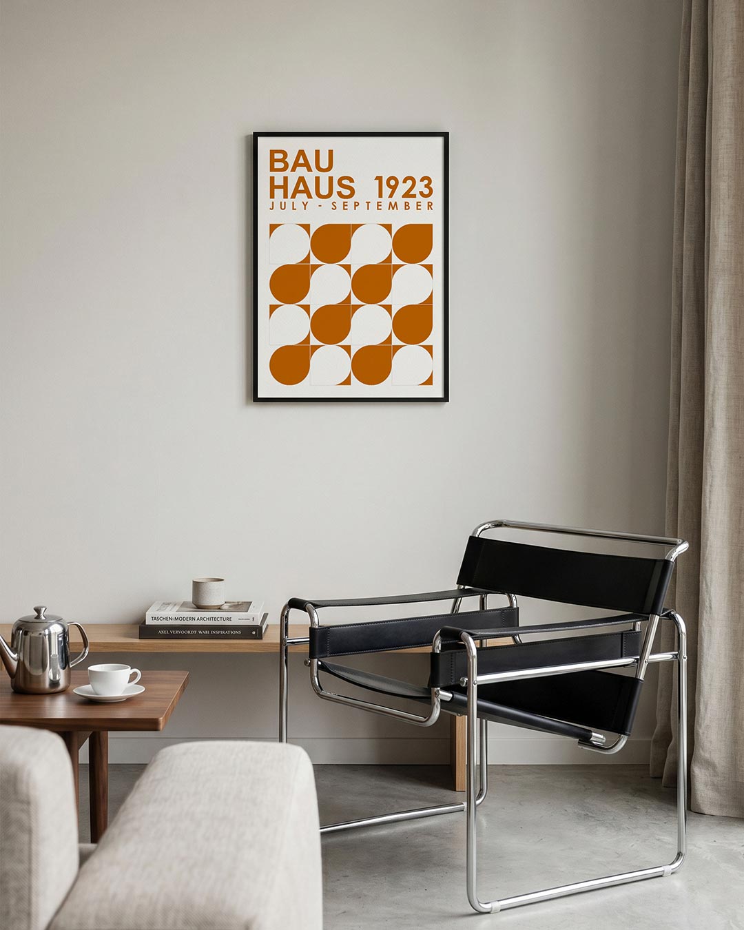  – geometrische Bauhaus poster in staand formaat
