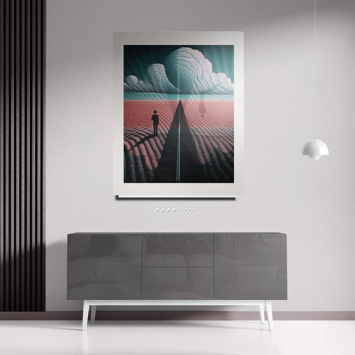Dromerige Horizon – staande wandkunst voor woonkamer of interieur