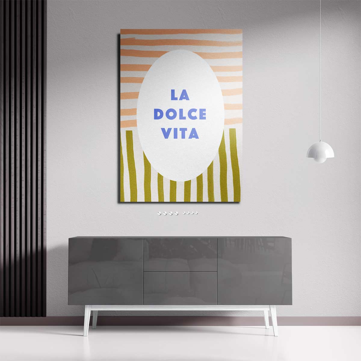 La Dolce Vita – dibond wanddecoratie in staand formaat