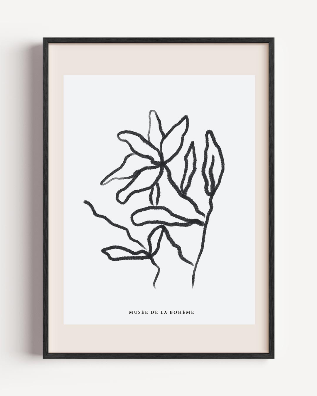 Botanische Abstracte Kunstposter – boheme portret poster als wanddecoratie