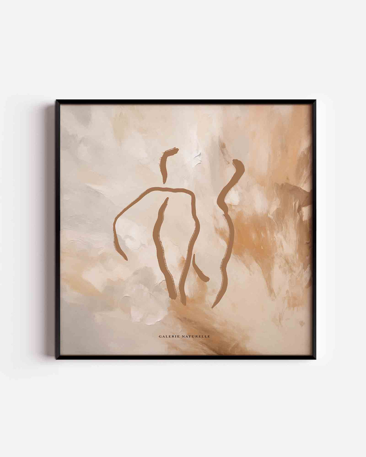 Abstracte figuren – vierkante poster met kleur en vormen als wanddecoratie