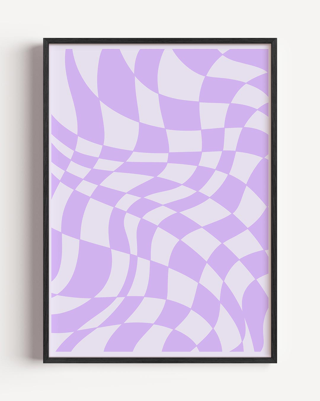 Vloeiende Lijnen Abstracte – moderne portret poster als wanddecoratie