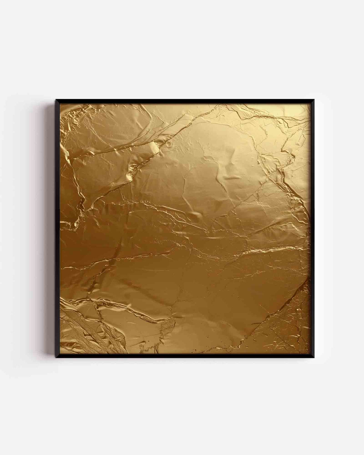 Gouden textuur – abstracte textuur vierkante poster als wanddecoratie